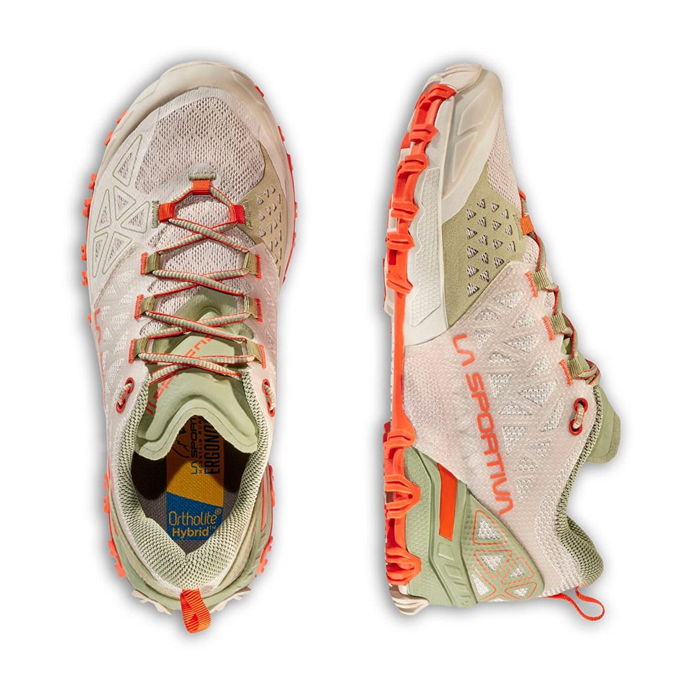 La Sportiva BUSHIDO II - Chaussures trail Femme tea/cherry tomato