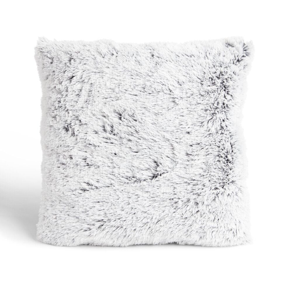 Coussin polaire beige 40x40cm