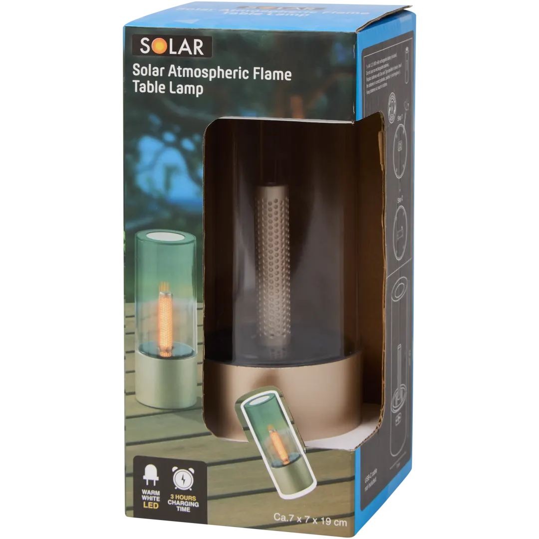 Lampe de table solaire