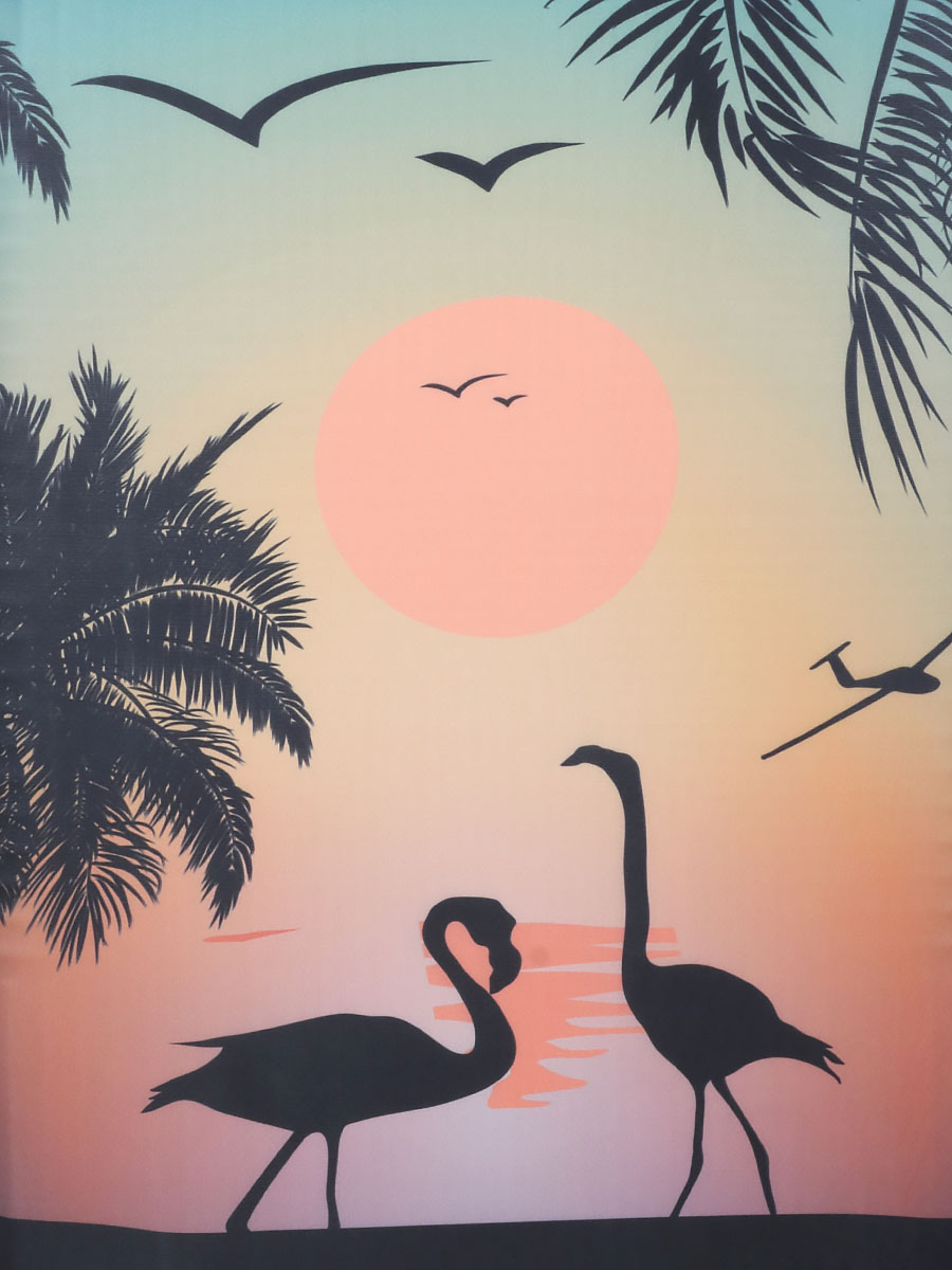 Housse de valise Periea Sunset Flamingos L