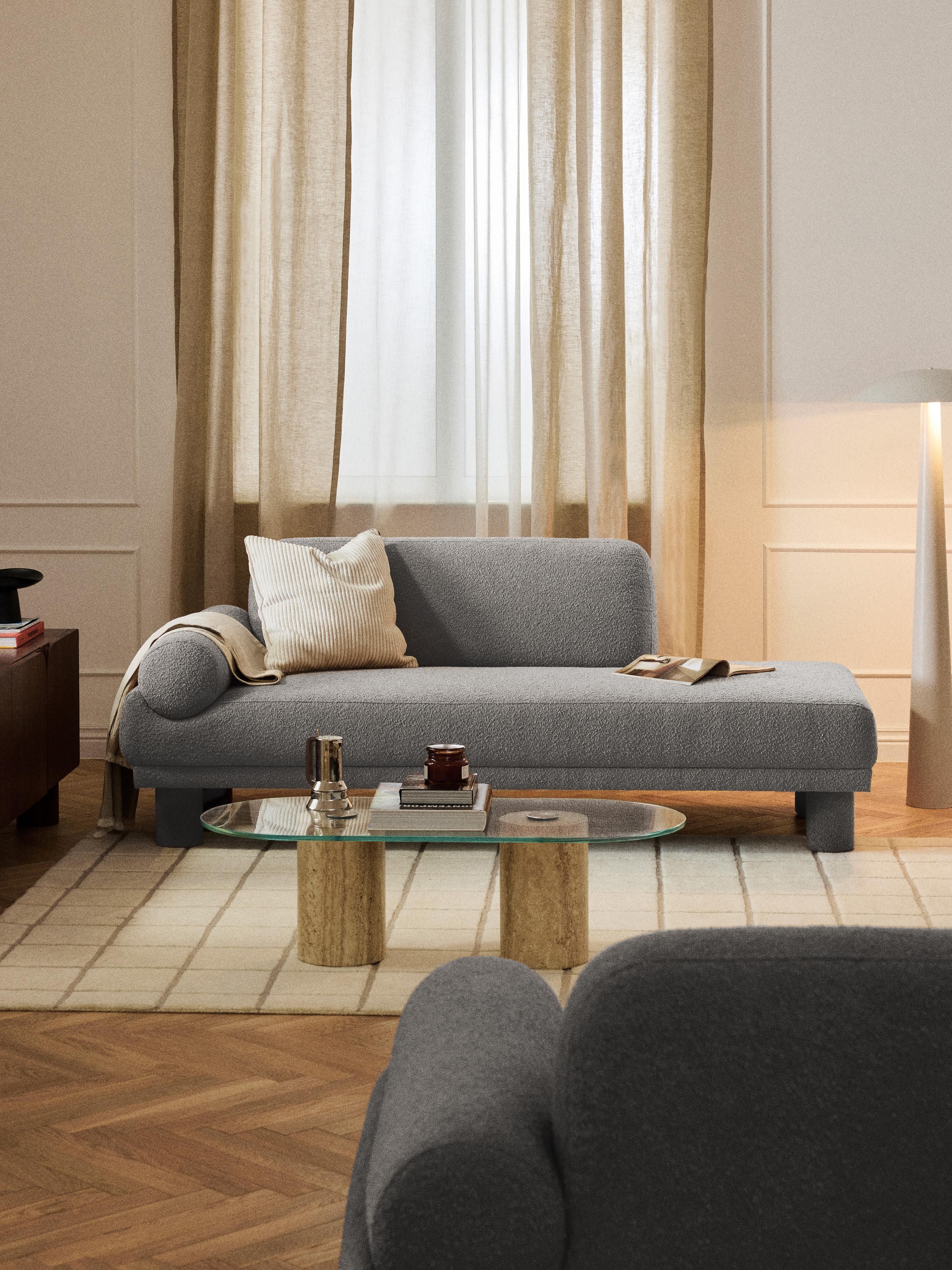 Bouclé chaise longue Lilo