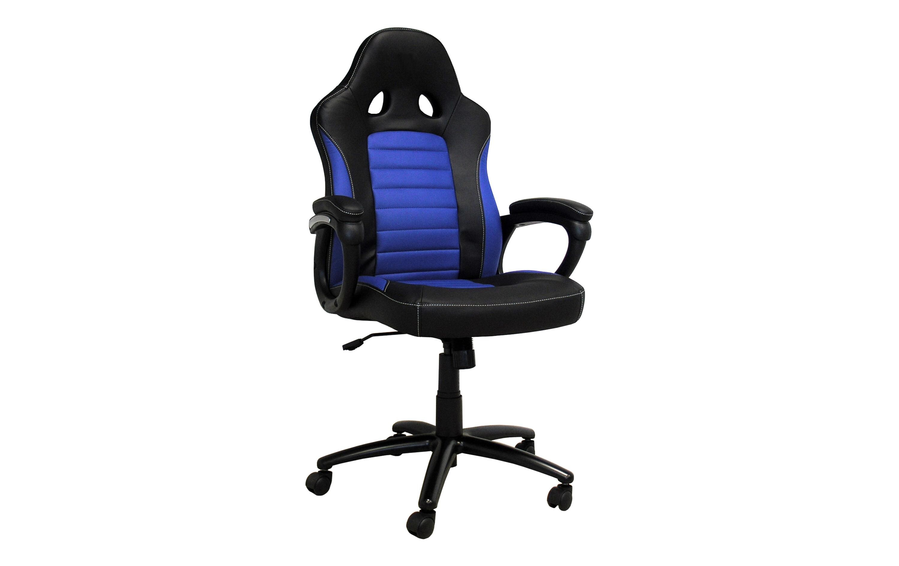 Gaming-Stuhl CL-RC-BBL Blau/Schwarz<br>Besonders bequemer Computersessel