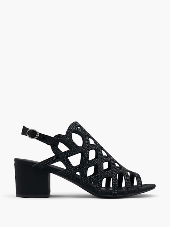 Graceland Sandalette Schwarz