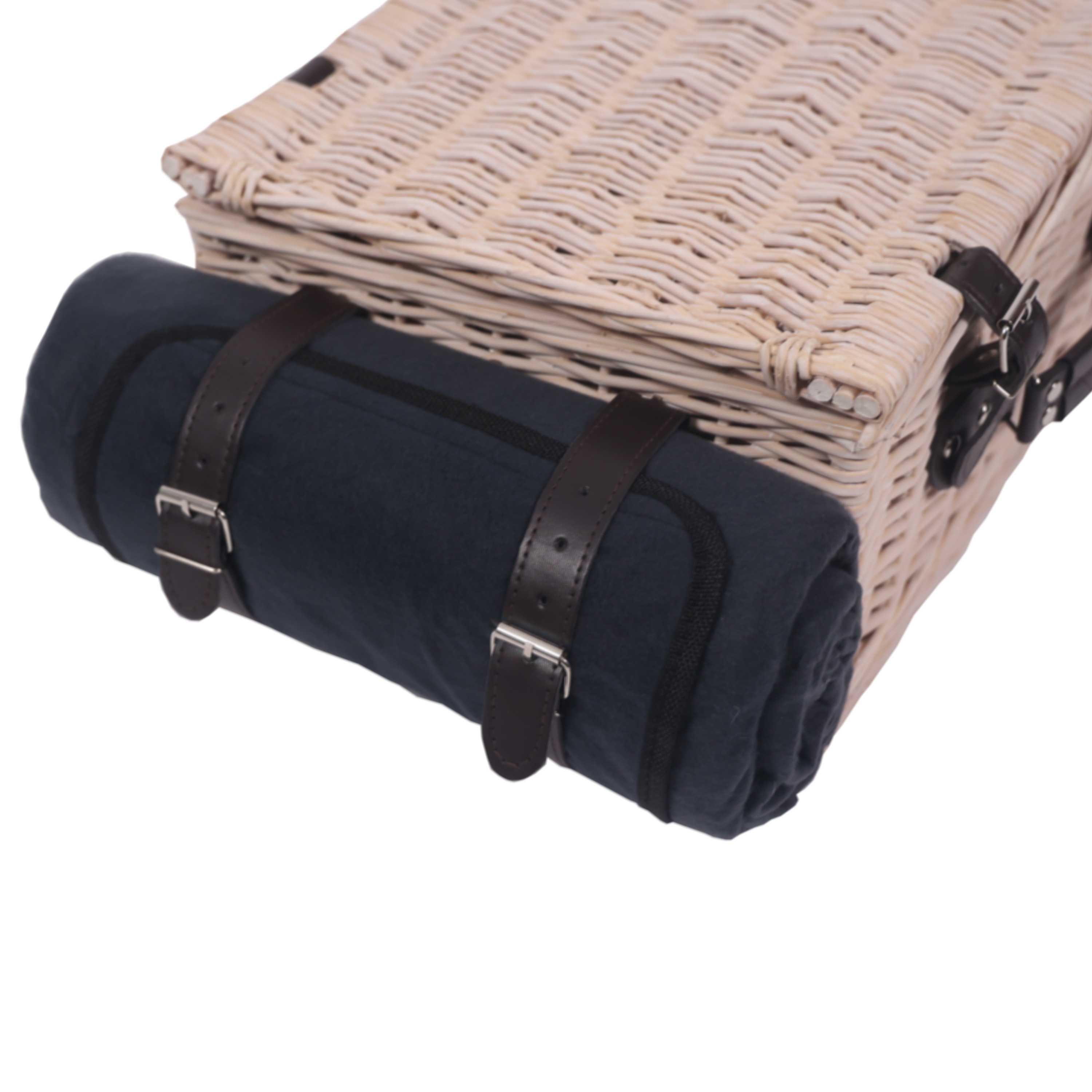 Picknickkorb Set für 2 Personen 40 x 30 x 19 cm