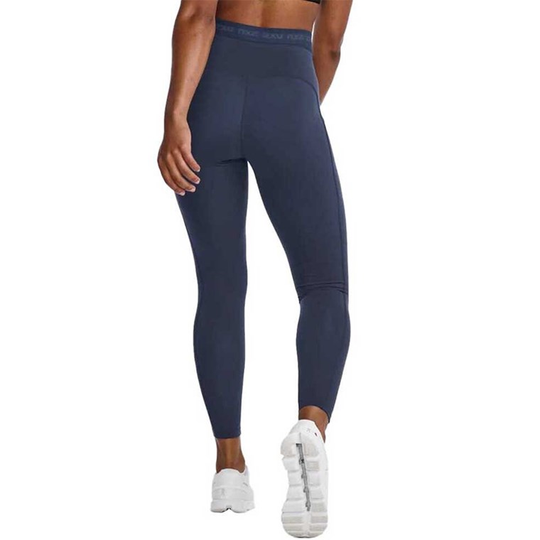 2XU Form Stash Hi-Rise Compression Tights Midnight/White