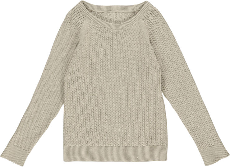 Müsli by Green Cotton Knit cable sweater 0wqs