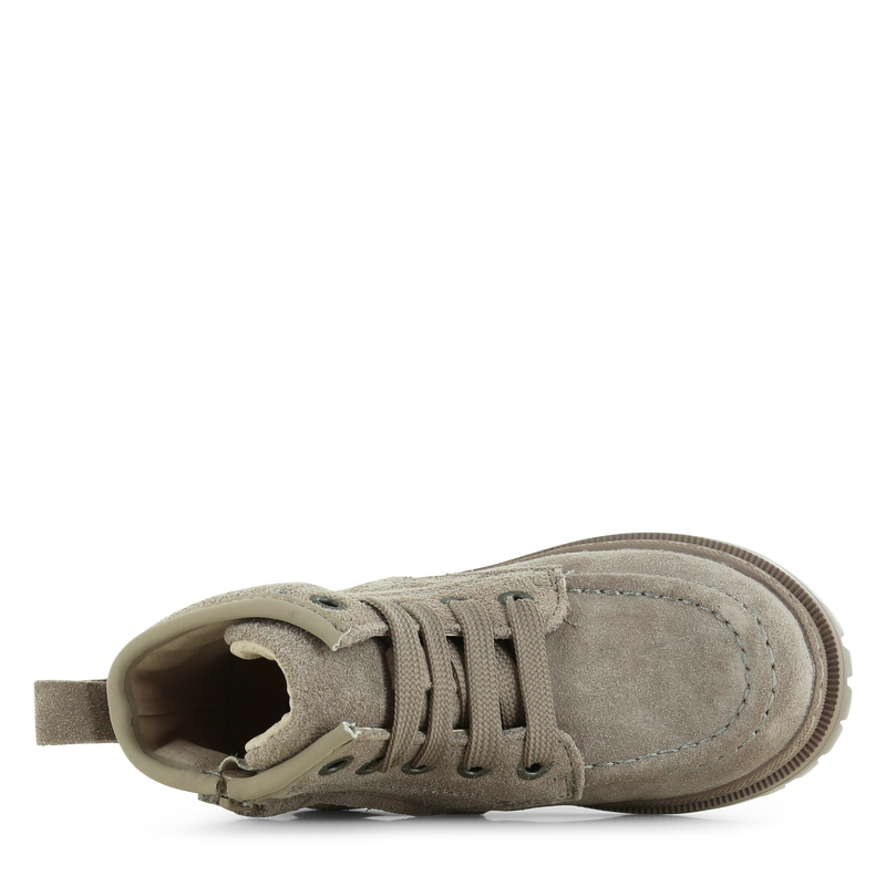 Shoesme taupe midhoge bikerboot Suède | Sale