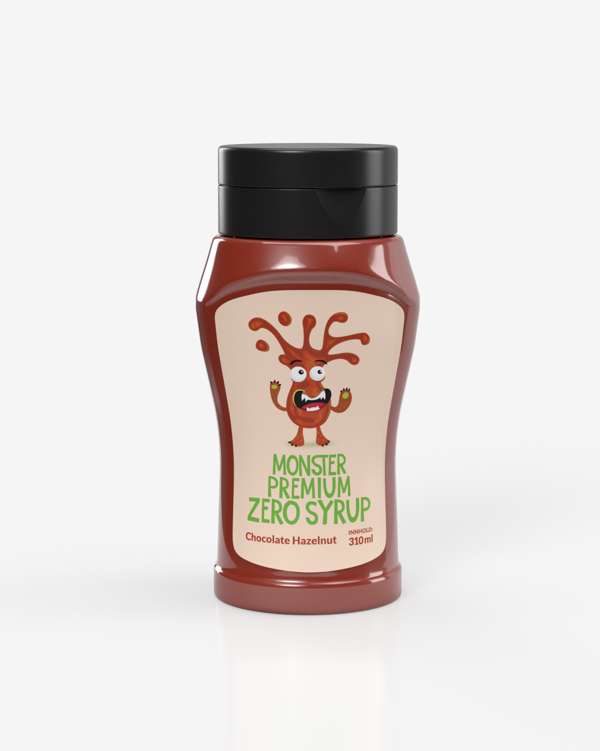 Monster Premium Zero Calorie Sauces - Chocolate Hazelnut - TREPAKNING!