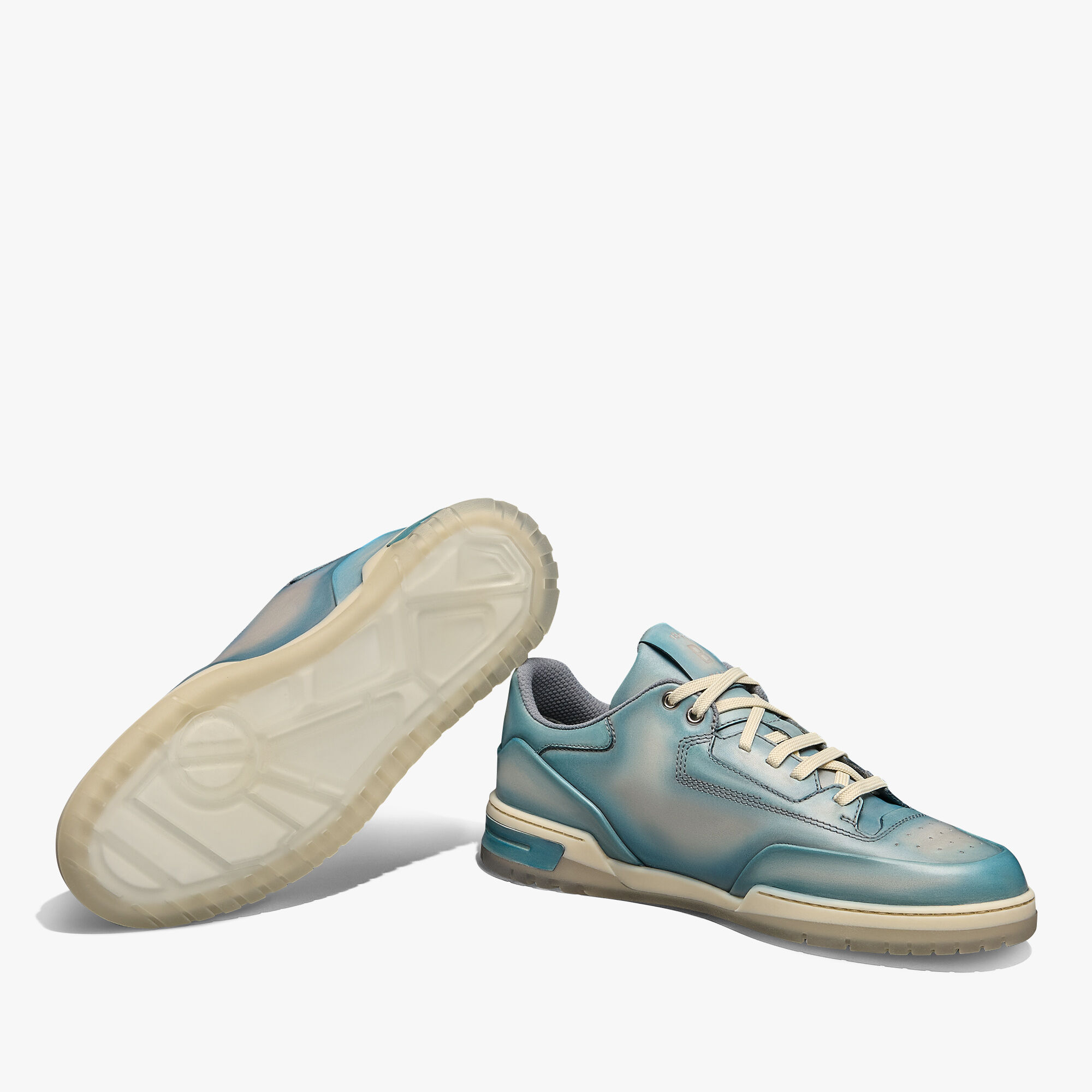 Sneaker Playoff En Cuir Scritto