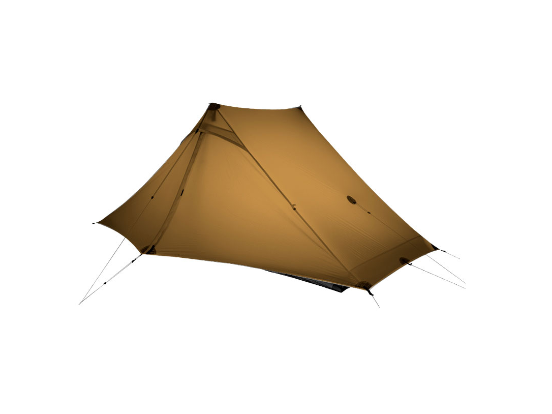 3F UL GEAR Lanshan 2 PRO 2-persoons tent - Brown