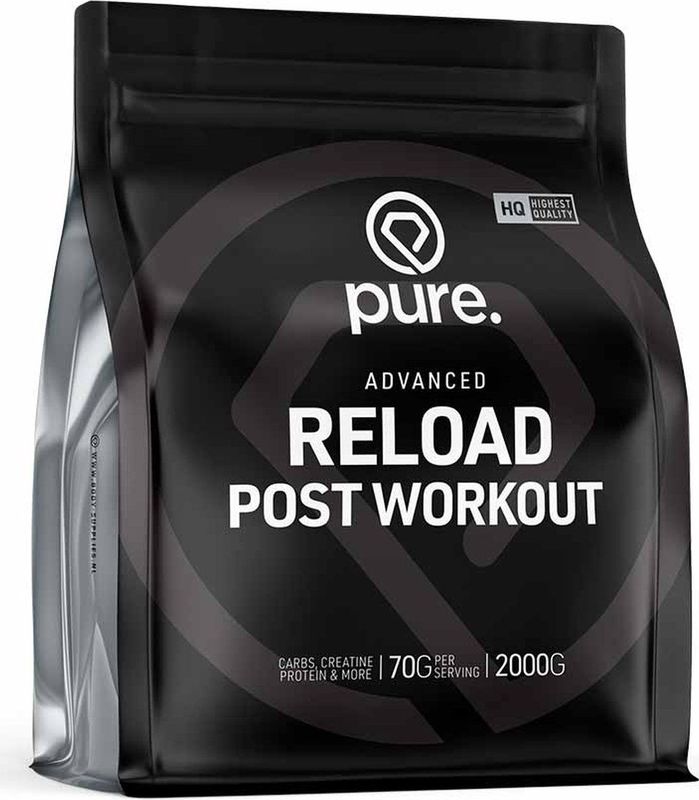 Pure. Reload Post Workout - tropical - 2000gr - all-in-one shake - eiwitten - creatine