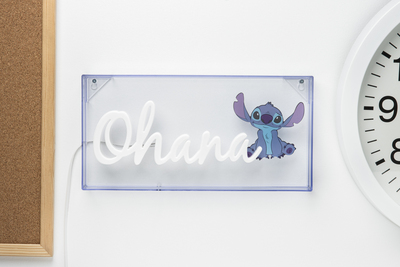 Paladone Stitch Ohana Neon LED-lyspære