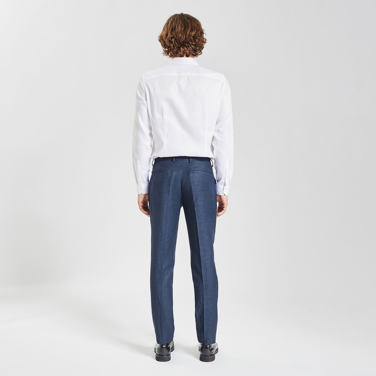 Pantalon de costume slim Bleu