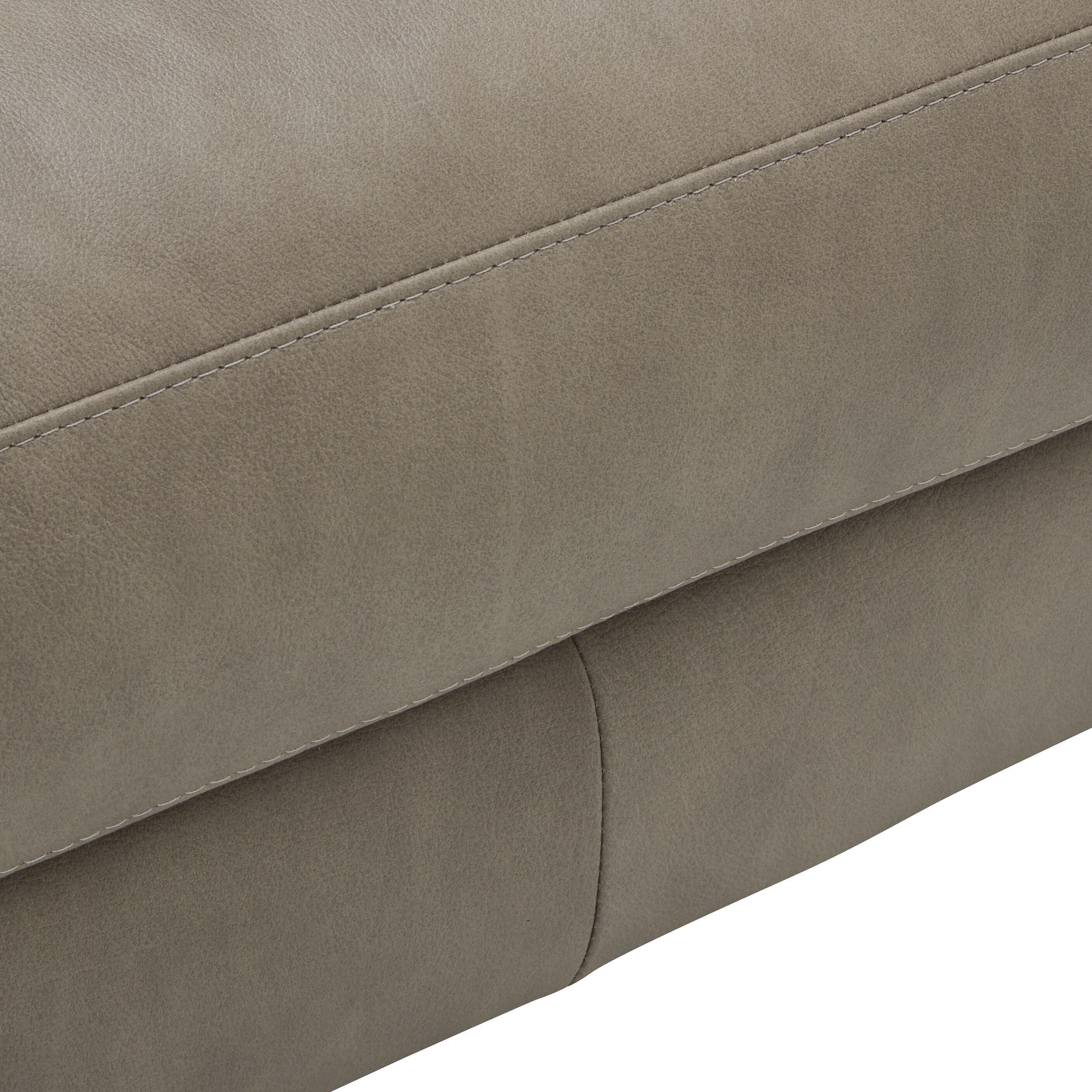 BOVINA Sessel - Taupe / B: 132.0 cm x T: 94.0 cm x H: 79.0 cm