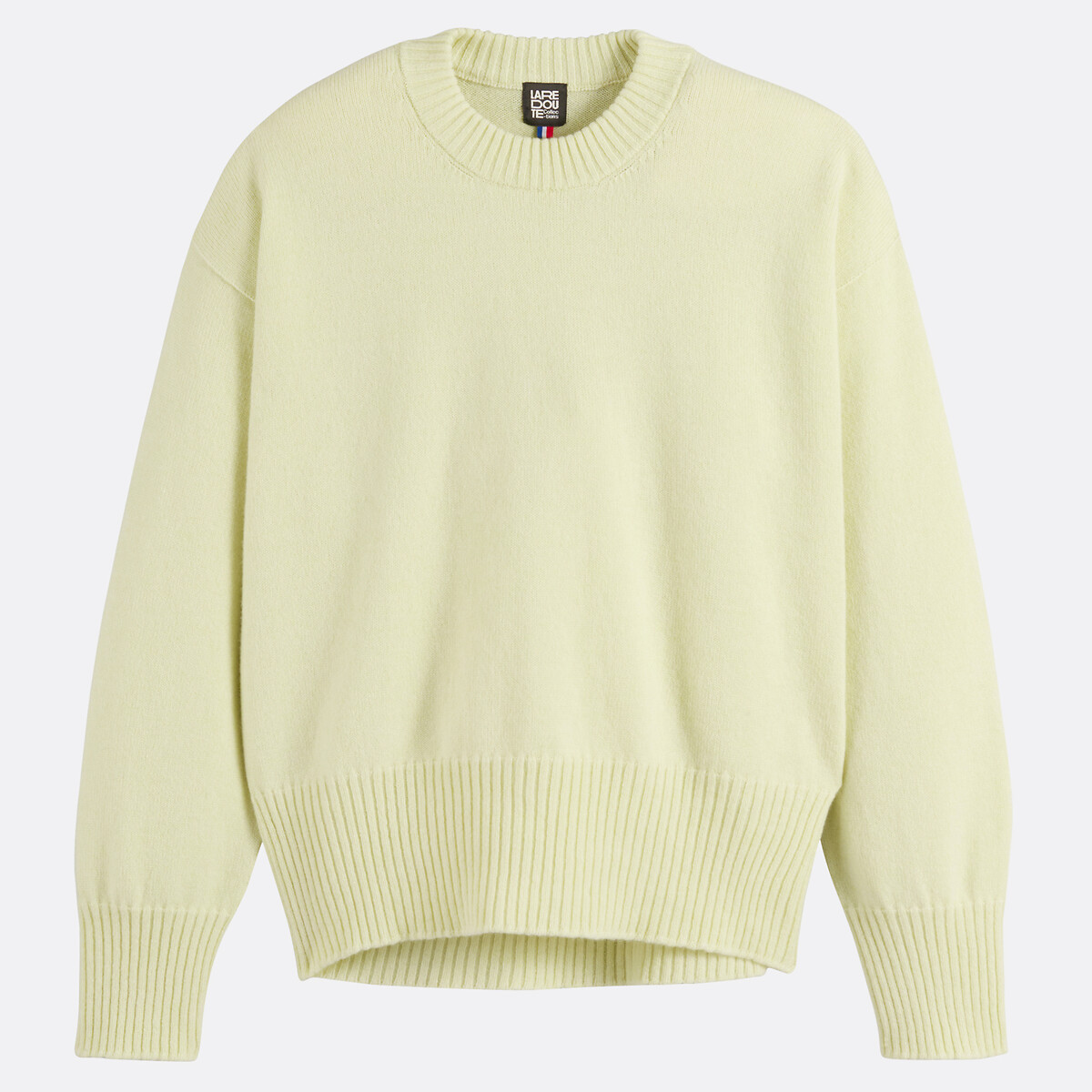 COLEÇÕES LA REDOUTE<br>Trui em lã e cashmere, fabricado na França