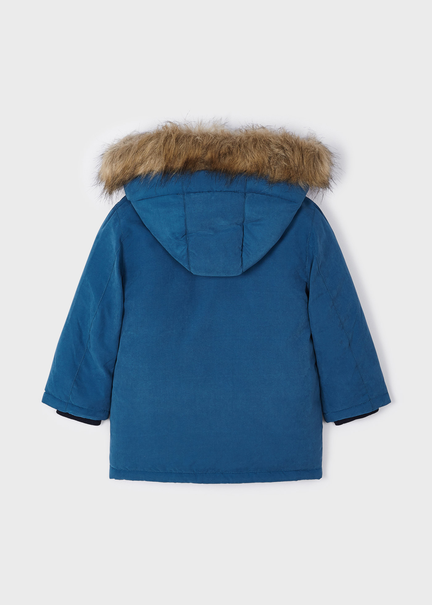 Casaco parka de pele para menino