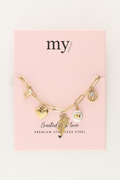 Bedelarmband vallende ster