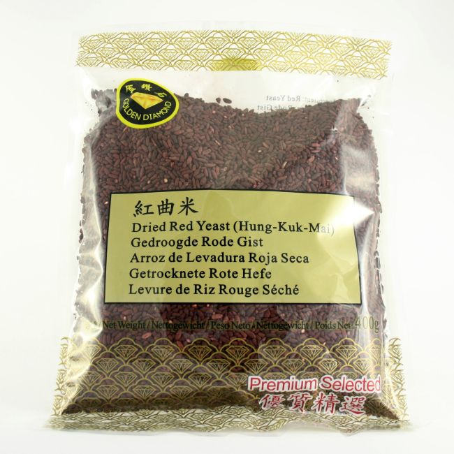Golden Diamond Gedroogde Rode Gist (Hung Kuk Mai) 400g