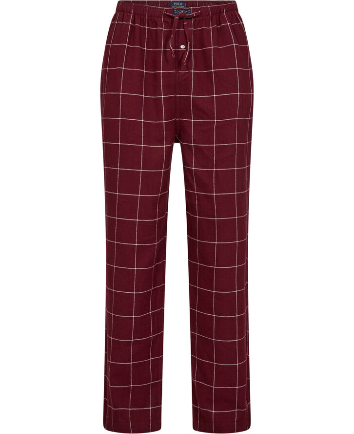 Polo Ralph Lauren FLANNEL-SLE-SET Damson red windowpane
