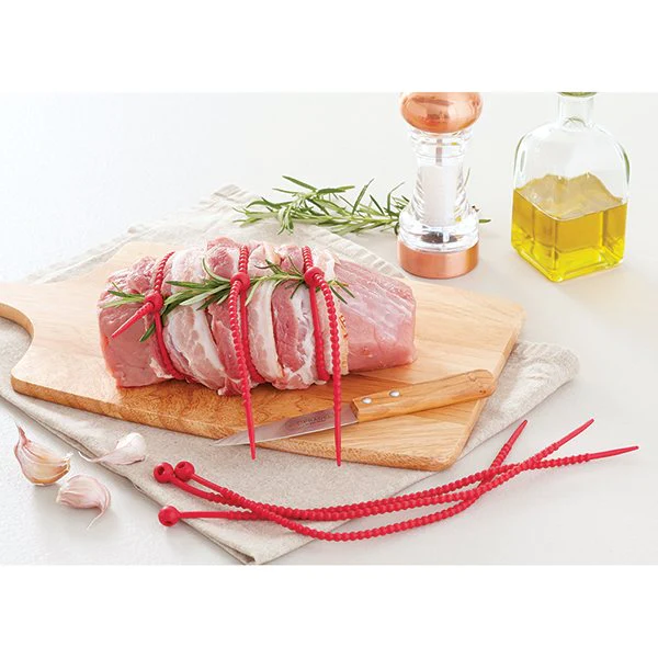 6 lacets de cuisson en silicone 30 et 40 cm Mathon
