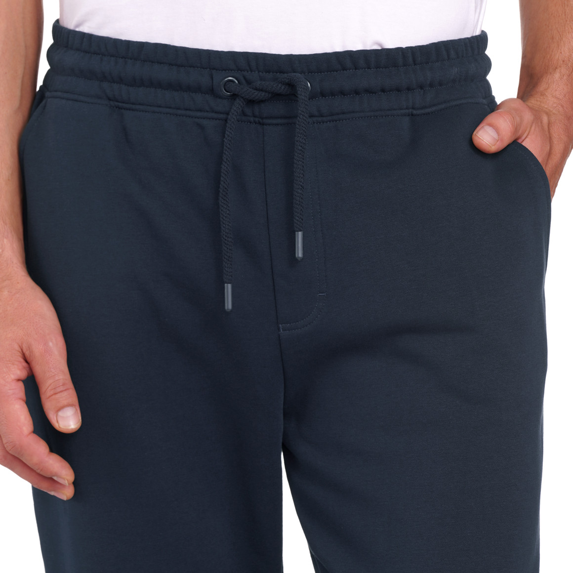 VanVaan Herren Jogginghose in Unifarben dunkelblau