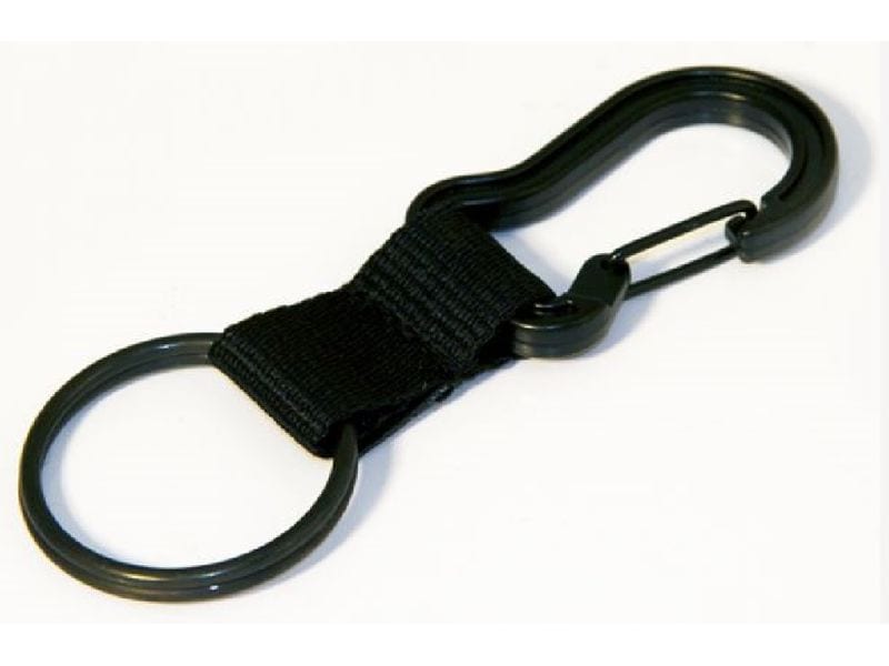 KEY-BAK Schlüsselkarabiner KB 8200 Schwarz Schlüsselkarabinerhaken