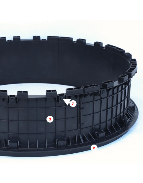 Petlux Looprad \/ Loopwiel Voor Kat - Kattenspeelgoed - 100x103x28 cm Zwart L