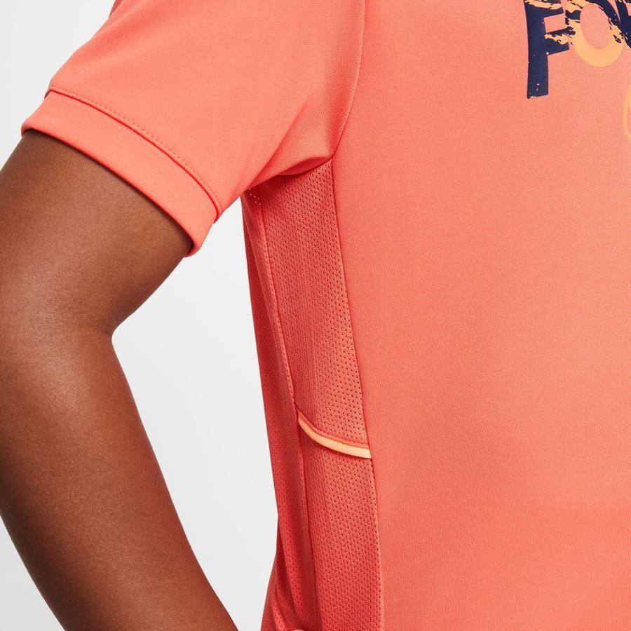 Nike T-shirt d'Entraînement Dri-FIT Academy 25 Erling Haaland Personal Edition - Wild Mango/Orange Enfant