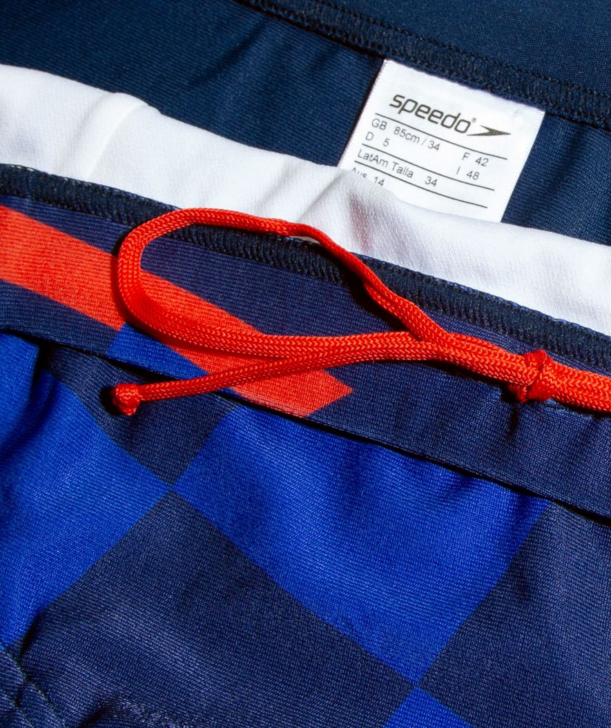 Speedo trunks til mænd - Placement Digital - Blå/rød