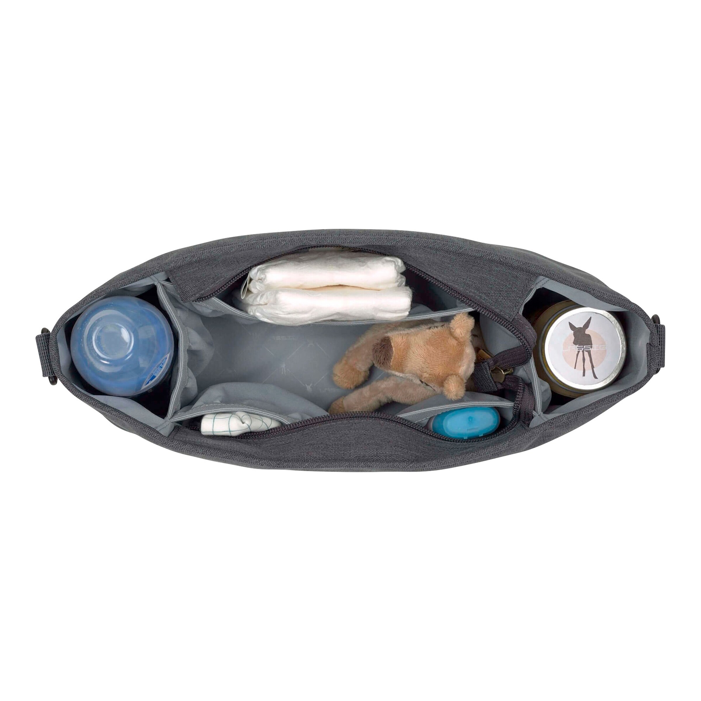 Lässig Organizer für Kinderwagen, Sportwagen, Buggy anthrazit