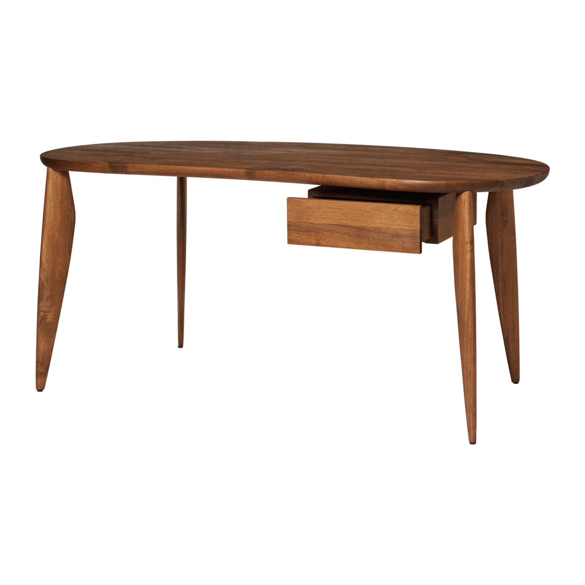 Ferm Living Feve Bureau met Lade - Walnoot