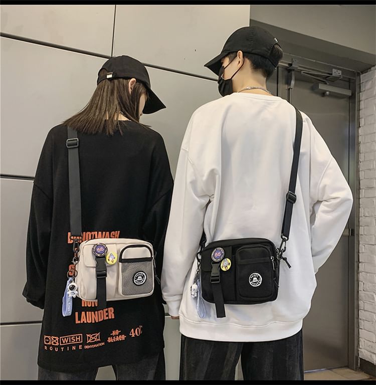 EAVALURE - Set: Crossbodytas met gesp + bedel