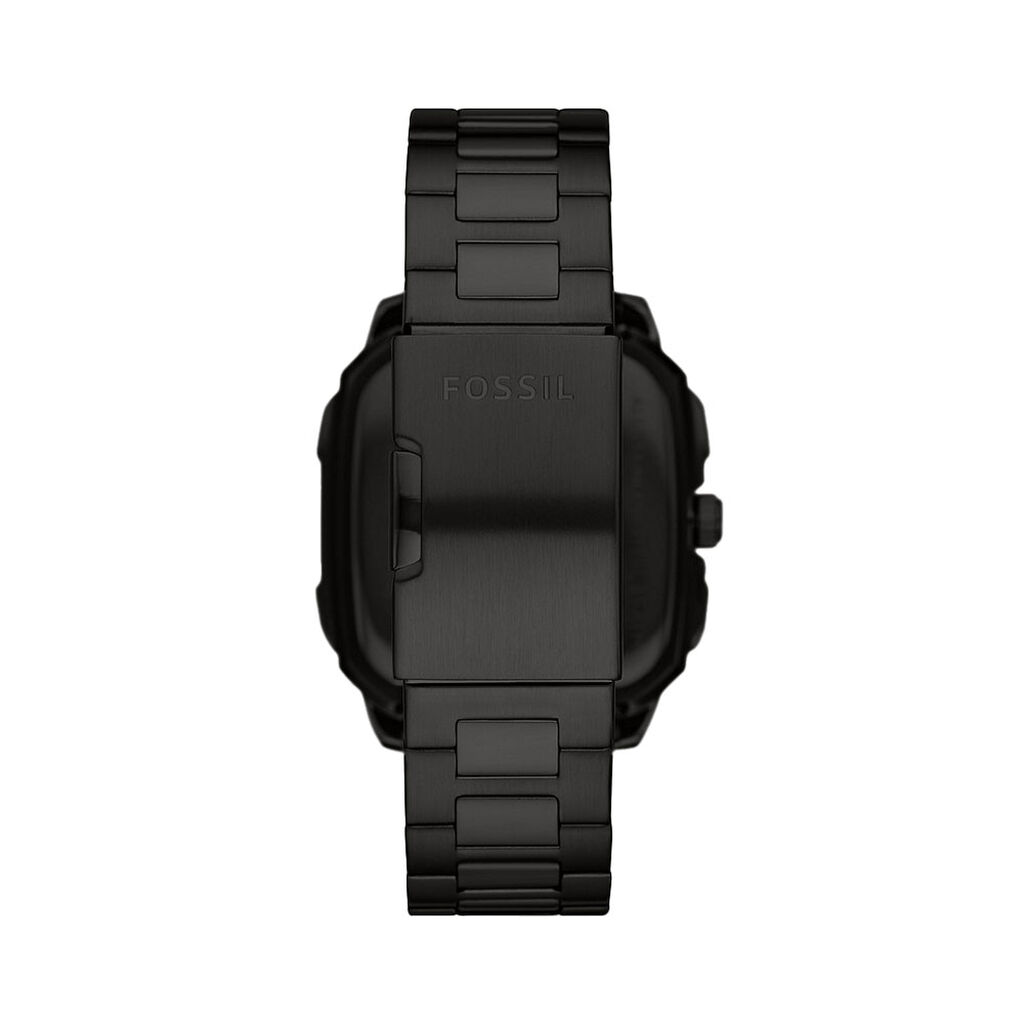 Montre Fossil Inscription Noir