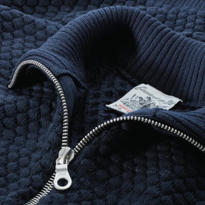 Herren-Strickjacke, Navy