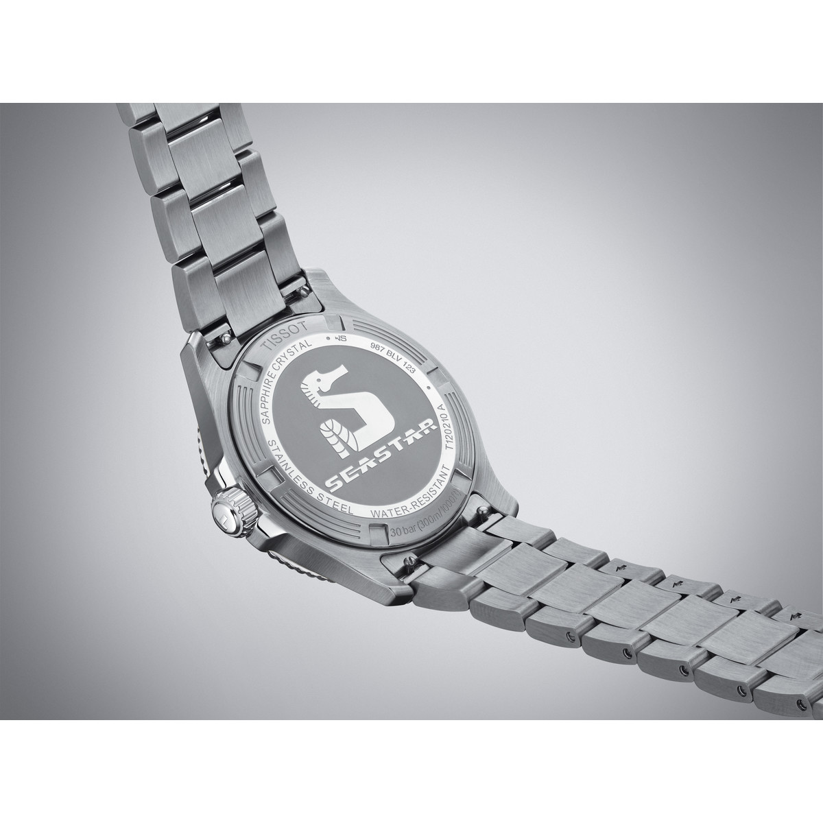 Montre TISSOT t-sport mixte bracelet acier gris