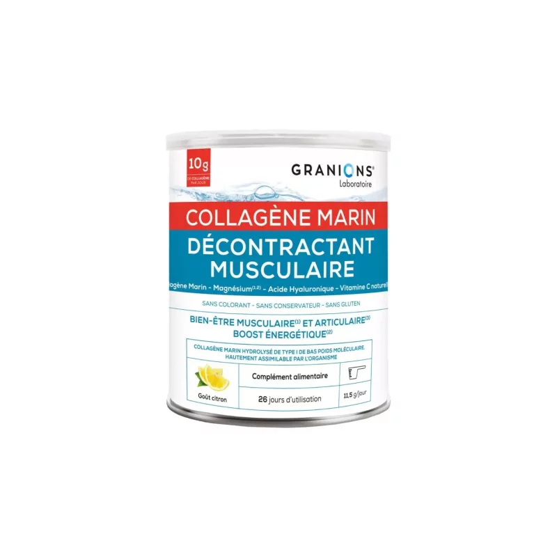 Décontractant Musculaire Collagène Marin - Pot de 300g