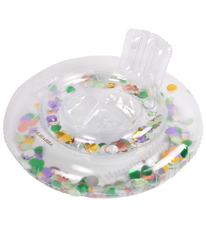 Filibabba BabyBådering - Alfie - 60 cm - Regnbuefarvet Konfetti