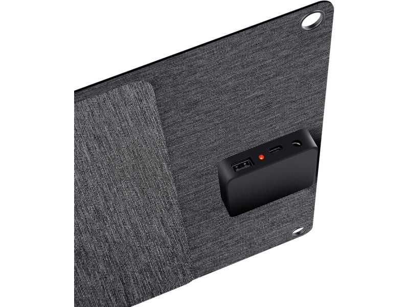Trust Solarpanel Zuny 40W 40 W Tragbares Solarmodul mit zwei USB-Anschlüssen