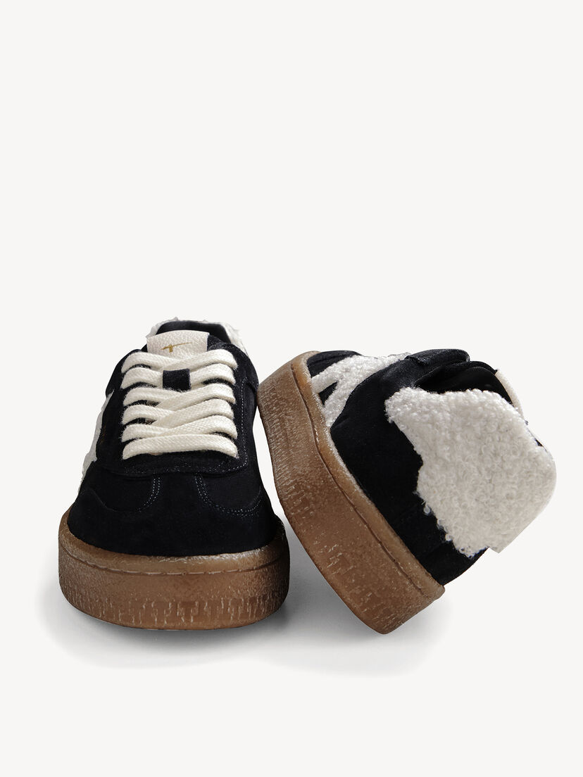 Leren Sneaker - zwart