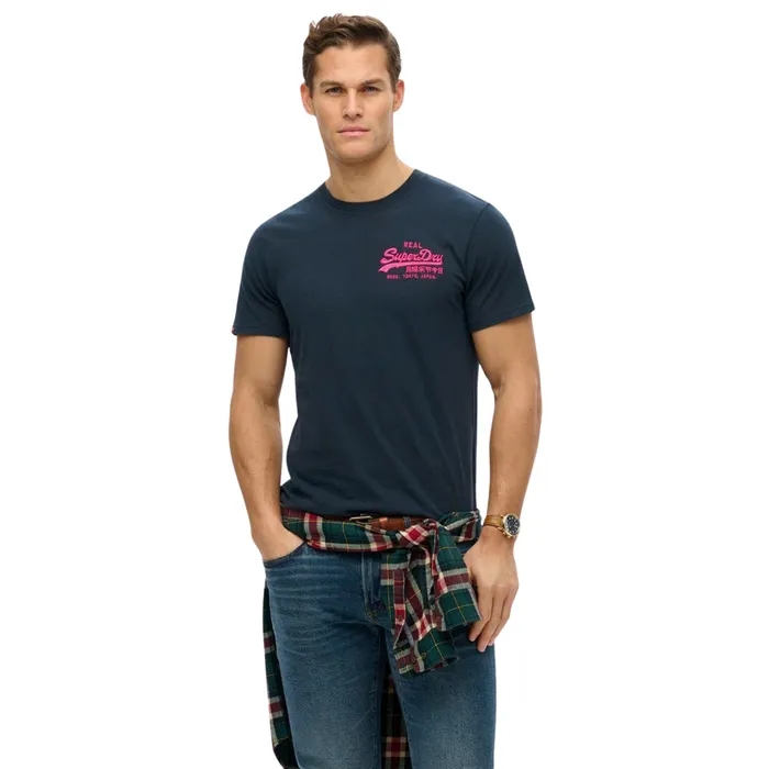 Superdry Vintage Logo Embroidered Relaxed Shirt Heren