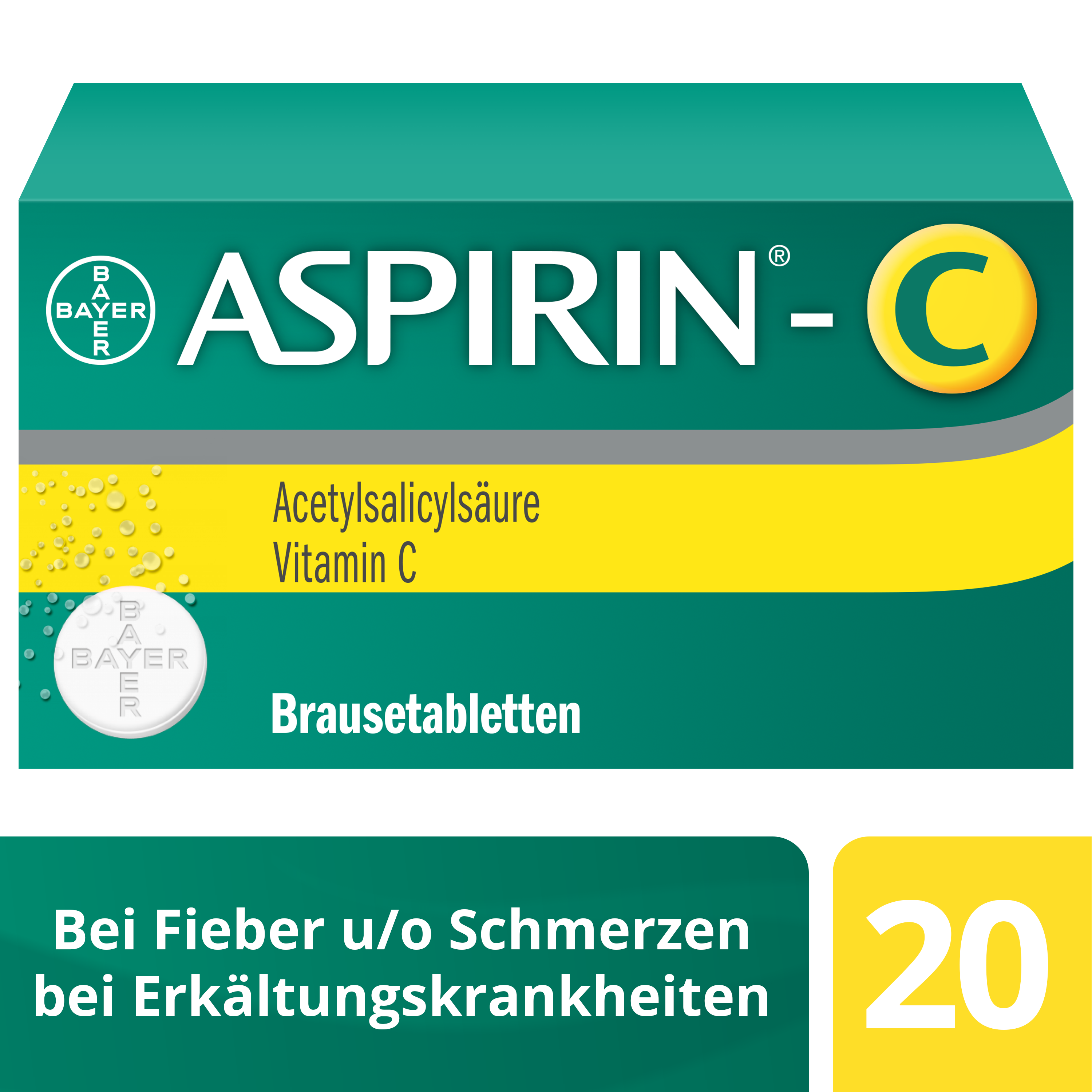ASPIRINE C Brausetabl Btl 20 Stk