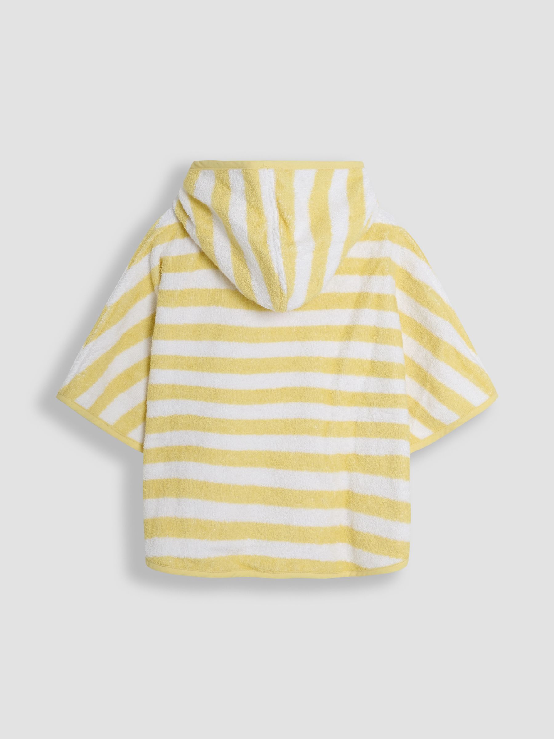 Geel - JoJo Maman Bébé 100% Cotton Butterfly Towelling Poncho