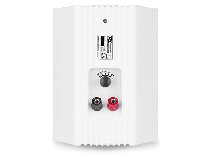 Power Dynamics Installationslautsprecher BC40 V Weiss Wetterfestes Lautsprecher-Paar