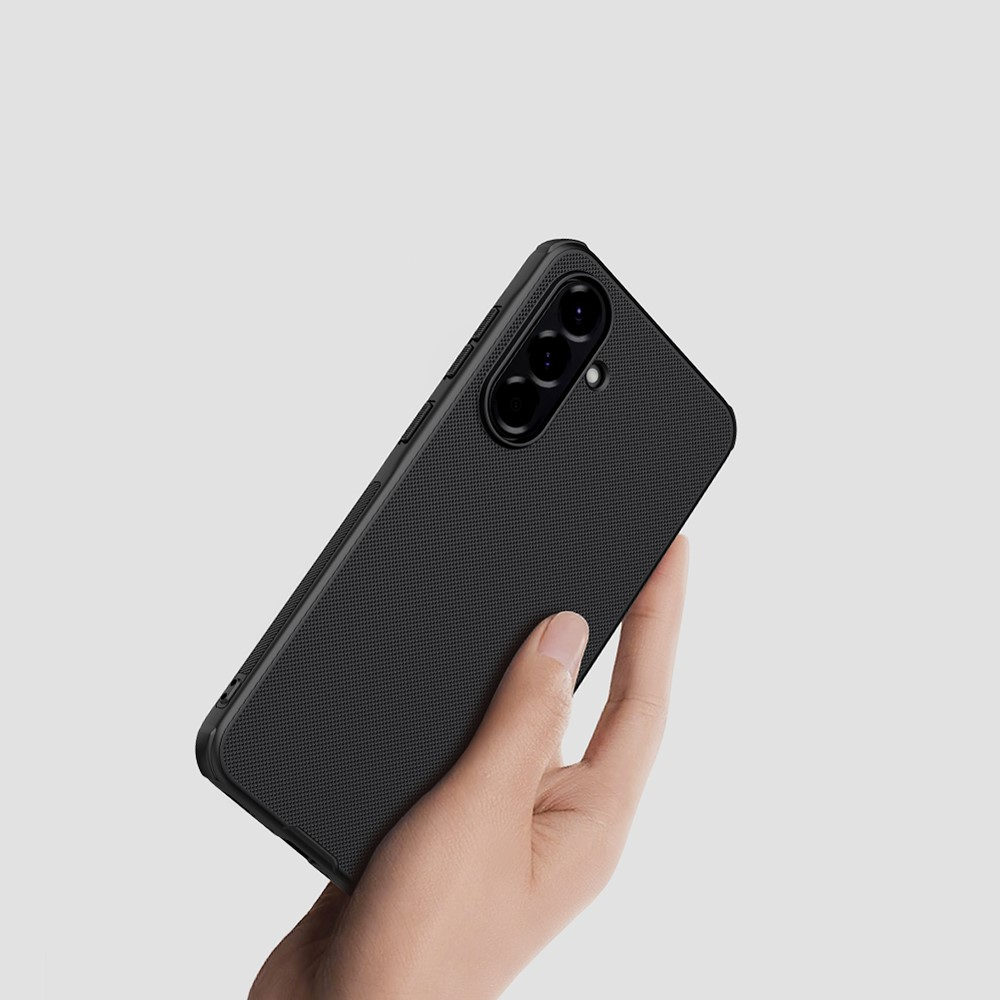 Samsung Galaxy A56 Hardcase Schutzhülle Grip Design MagSafe-Modul - Schwarz