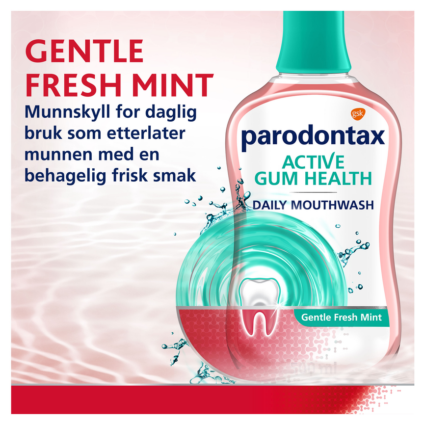 Parodontax Active Gum Health daglig munnskyll  500 ml