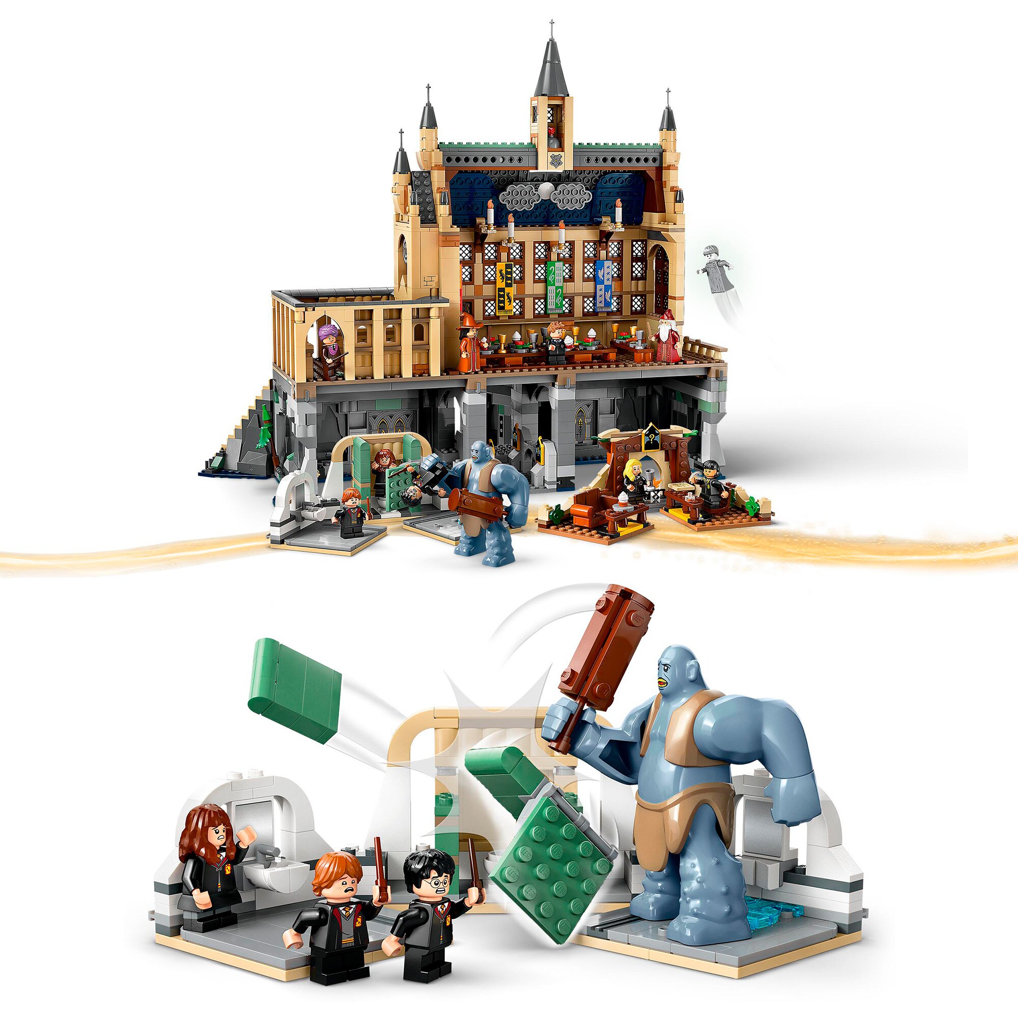 LEGO Konstruktionsspielzeug Harry Potter Schloss Hogwarts: Die Große Halle
