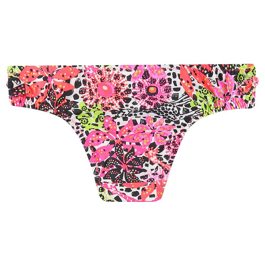 Culotte de bain à imprimé fantaisie multicolore - Bleu