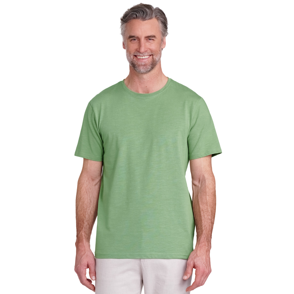 VanVaan Herren T-Shirt mit Rundhalsausschnitt grün