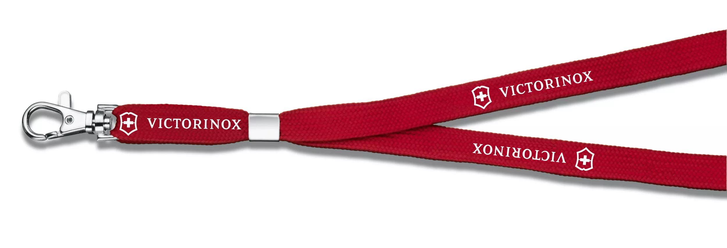 Nackenband mit Karabinerhaken-rot