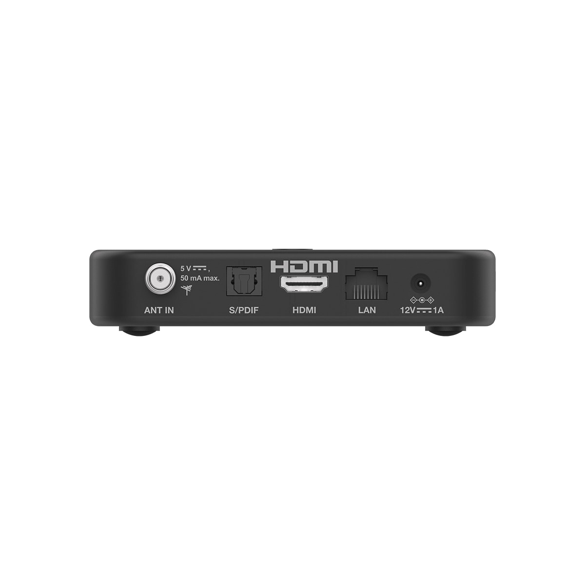 Strong Hybrid DVB-T2 & Android TV Box 4K UHD-strømmeenhet (sort)